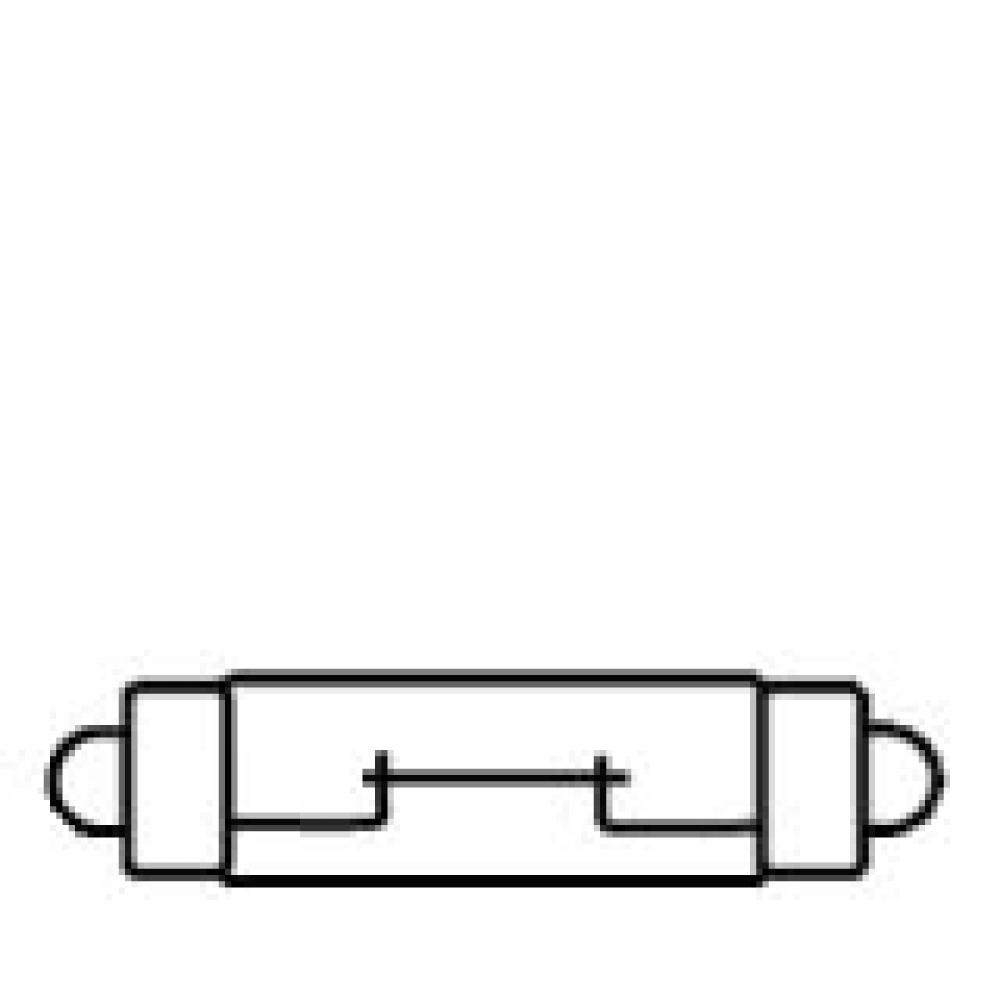 MINIATURE XENON LAMP T-3.25 24V 0.21A 5W RIGID LOOP CLEAR 10 PACK STD