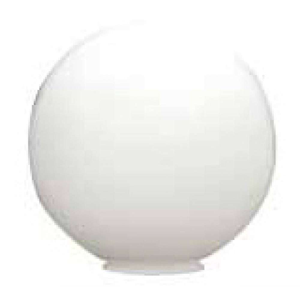 GLOBE 8in WITH NECK 4.00in ACRYLIC CLEAR STD