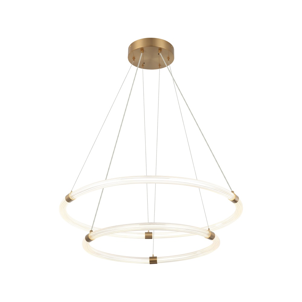 Inkara Aged Gold Brass Pendant
