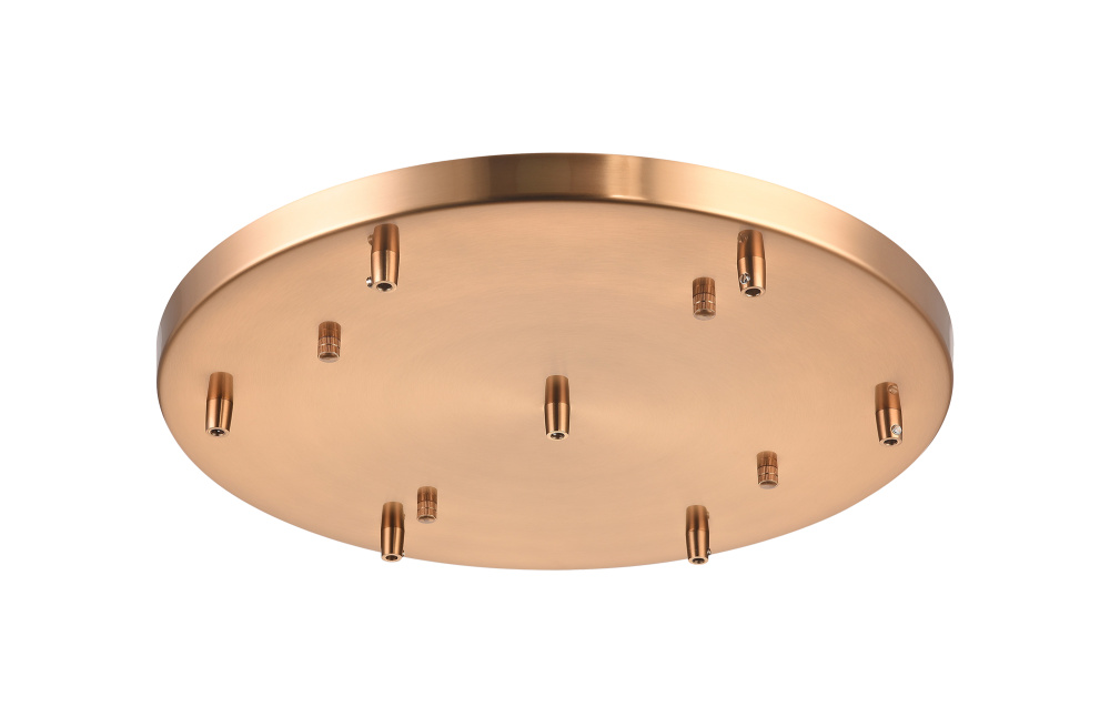 Multi Ceiling Canopy (Line Voltage) Aged Gold Brass Canopy