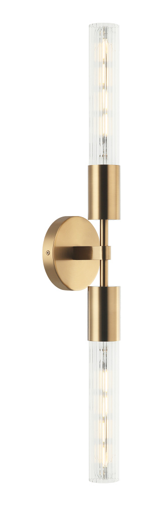 Lumière Aged Gold Brass Vanity