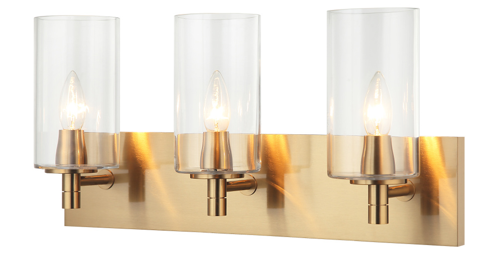 Candela Aged Gold Brass Wall Sconce