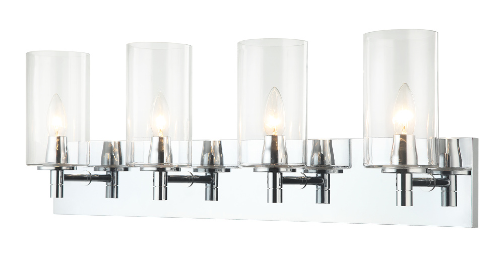 Candela Chrome Wall Sconce