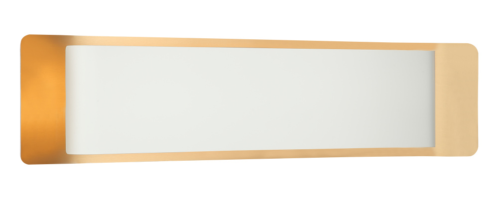 Kumilo White + Aged Gold Brass Wall Sconce