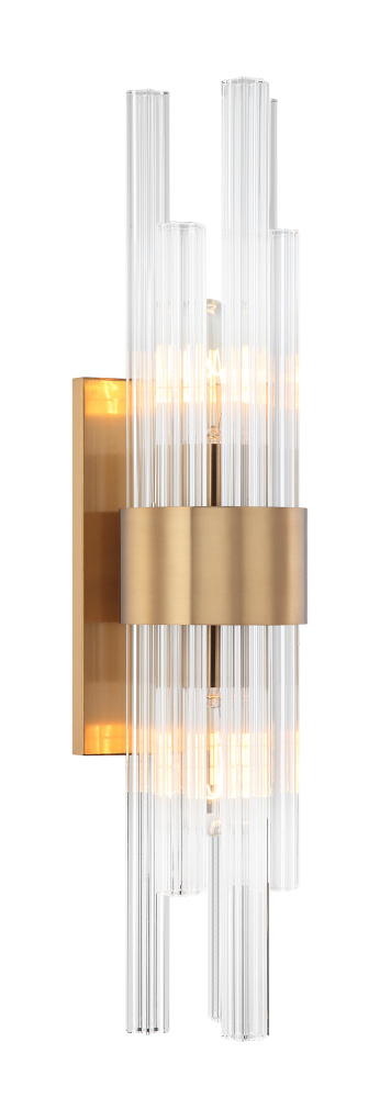 Kellan Aged Gold Brass Wall Sconce