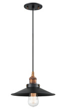 Matteo Lighting C46111AGBK - Bulstrode's Workshop Aged Gold Brass Pendant