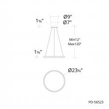 WAC Canada PD-56523-27-BC - Huxley Pendant Light