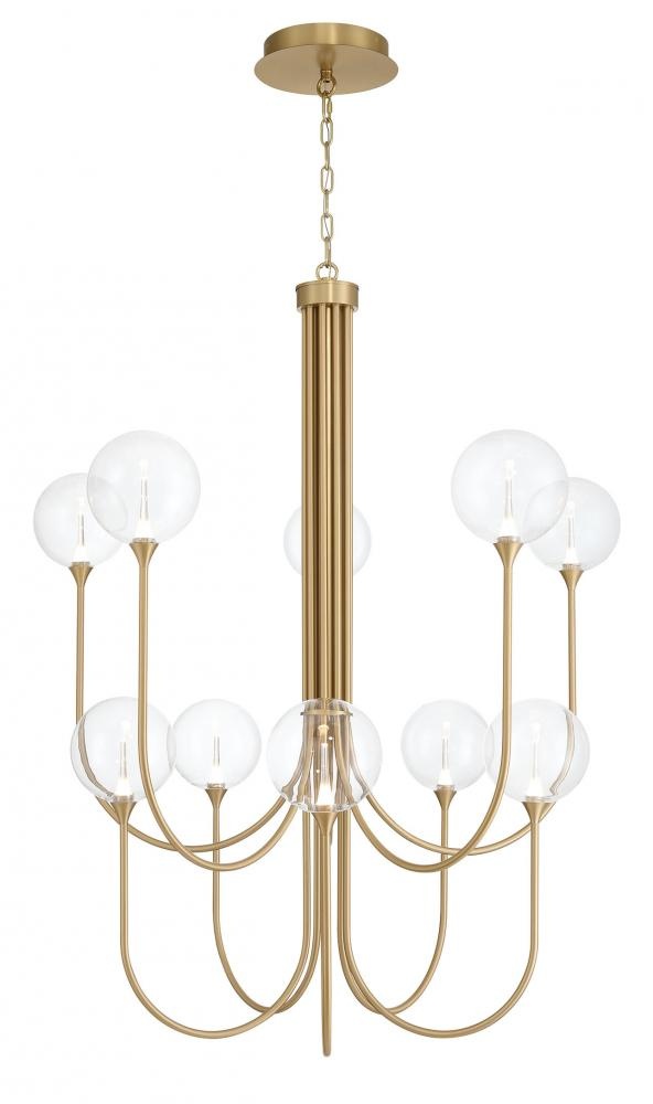 Iissa-Chandelier-10Lt-40In-GD-CL