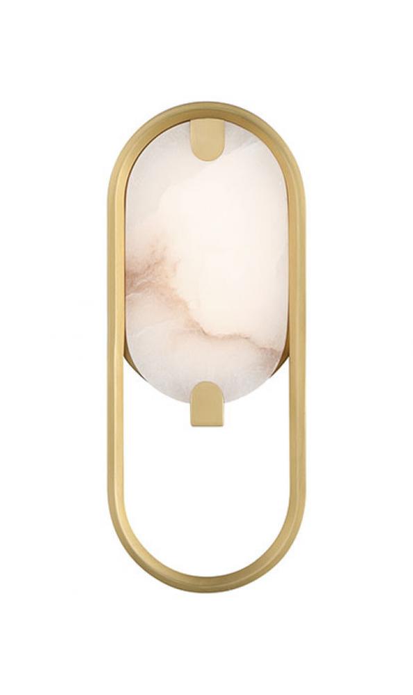 Noga-Wall Sconce-11In-GD-Alb
