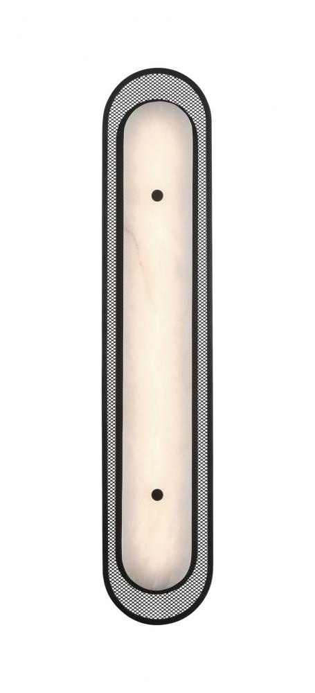 Tramore-Wall Sconce-30In-BK-Alb