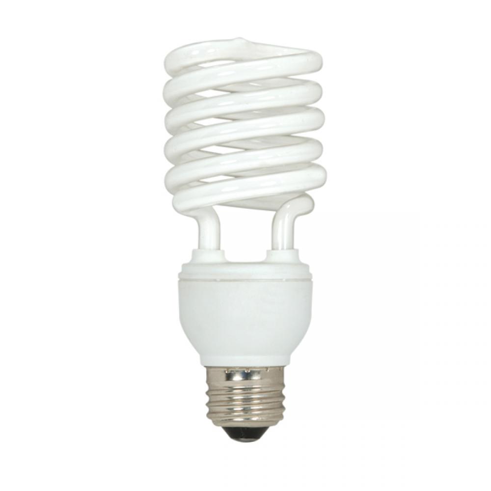 26 Watt; Mini Spiral Compact Fluorescent; 5000K; 82 CRI; Medium base; 120 Volt
