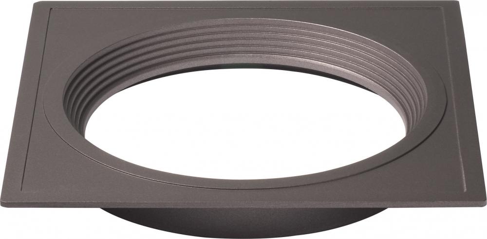 Freedom Square 4" Trim Option For 4" Base Unit; Bronze Finish