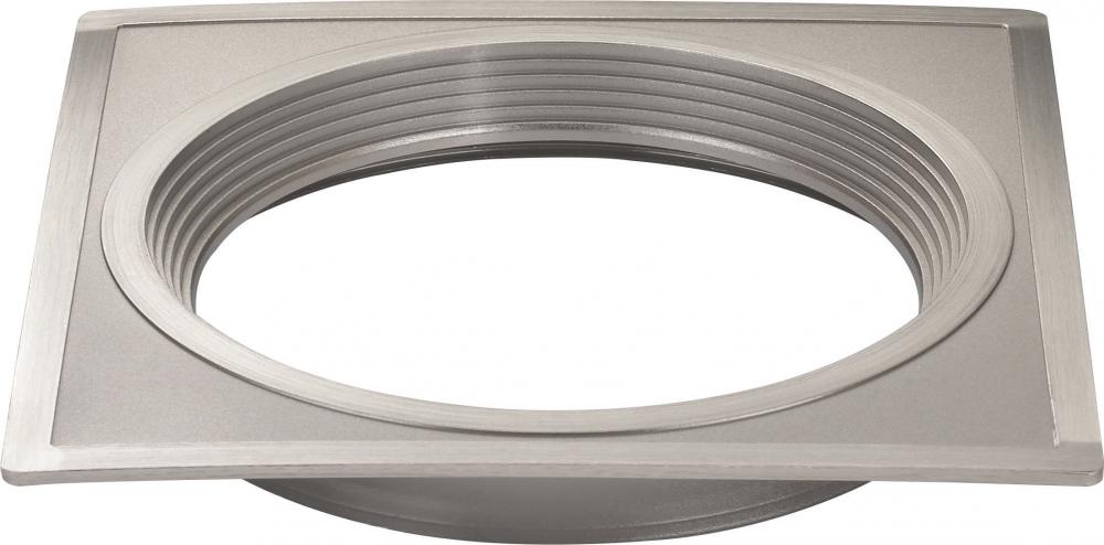 Freedom Square 6" Trim Option For 5"/6" Base Unit; Brushed Nickel Finish