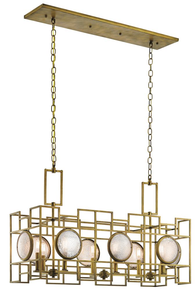 Linear Chandelier 8Lt