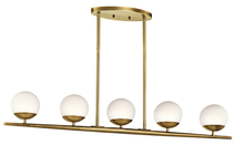 Kichler 43580NBR - Linear Chandelier 5Lt Halogen