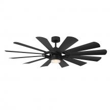 Modern Forms Canada - Fans Only FR-W2201-65L-27-MB - Wyndmill Downrod ceiling fan