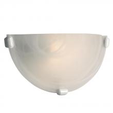 Galaxy Lighting 208612WH - Wall Sconce - White w/ Marbled Glass