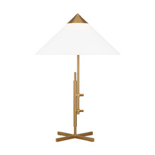 Renwil LPT799 Sherwood 29 inch 100 watt Brushed Brass Table Lamp