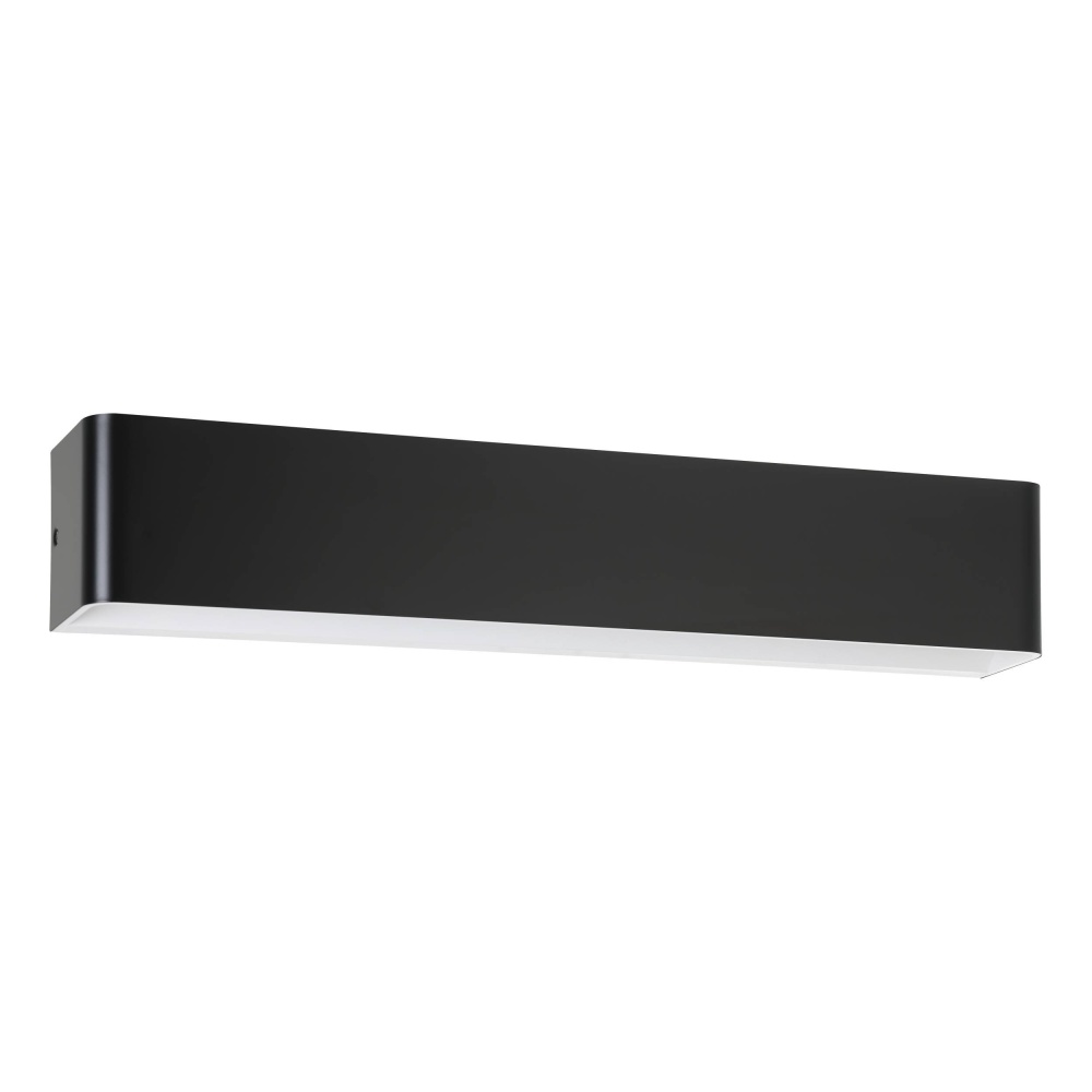 1 LT LED Bath/Vanity Light w/ Black Finish & White Diffuser