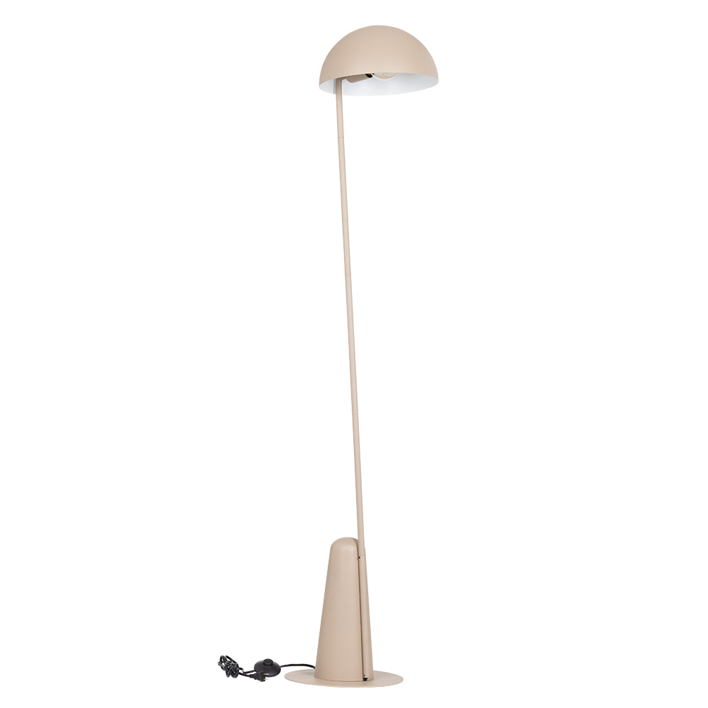1 LT Floor Lamp w/ a Sandy Finish & Sandy Metal Shade