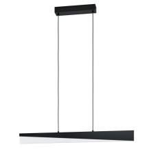 Eglo Canada 206029A - 1 LTIntegrated LED Linear Pendant w/ Black Finish & White Diffuser