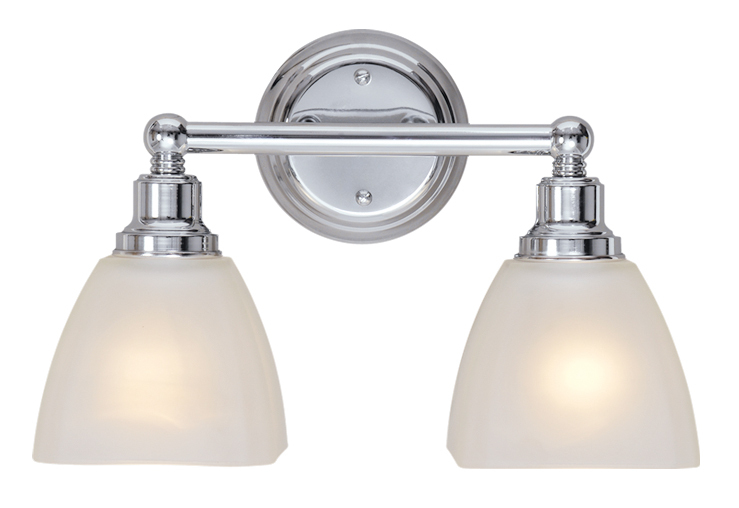 Bradley 2 Light Vanity in Chrome