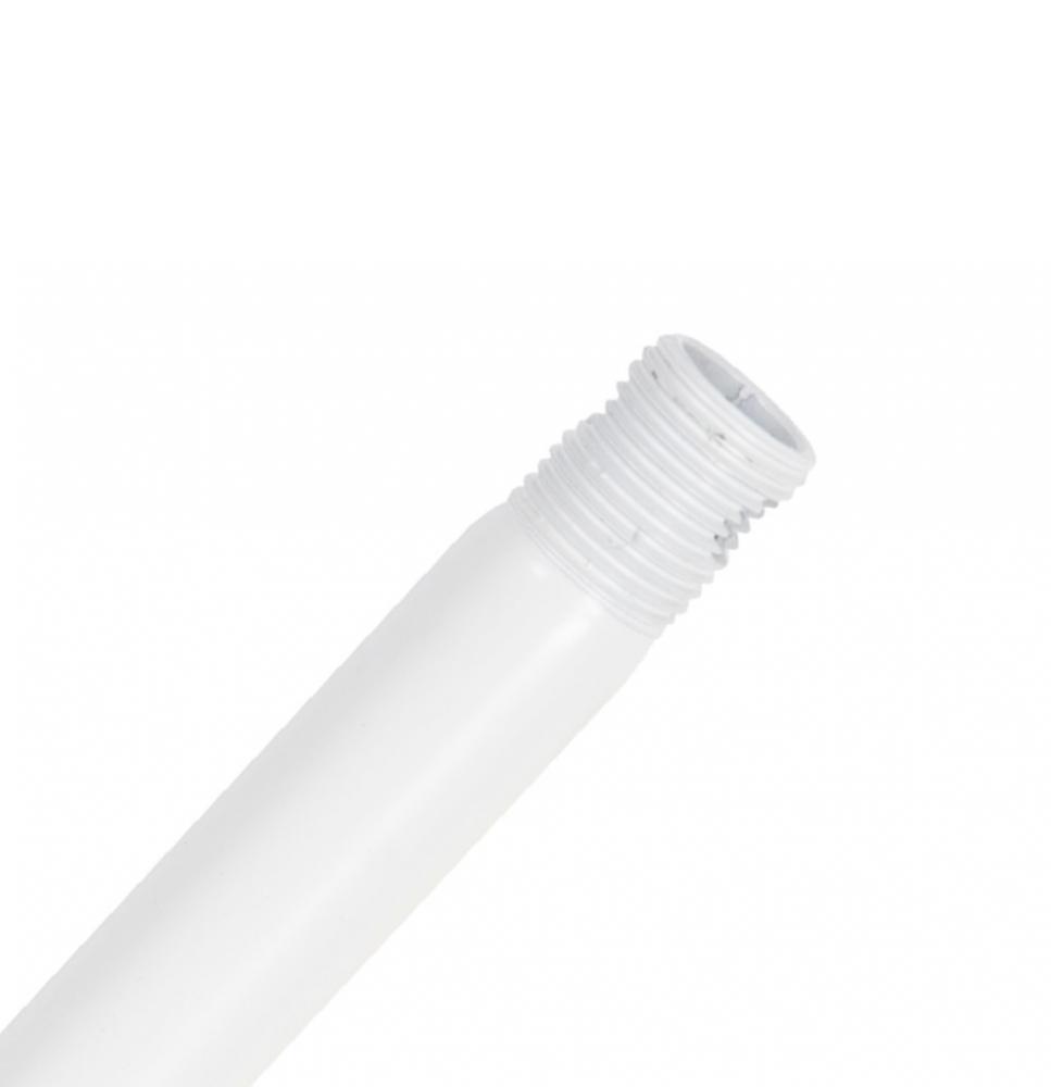 48" Downrod in White