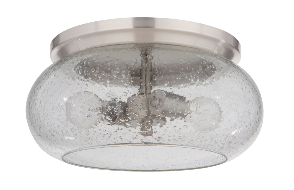 Serene 2 Light Flushmount in Brushed Polished Nickel