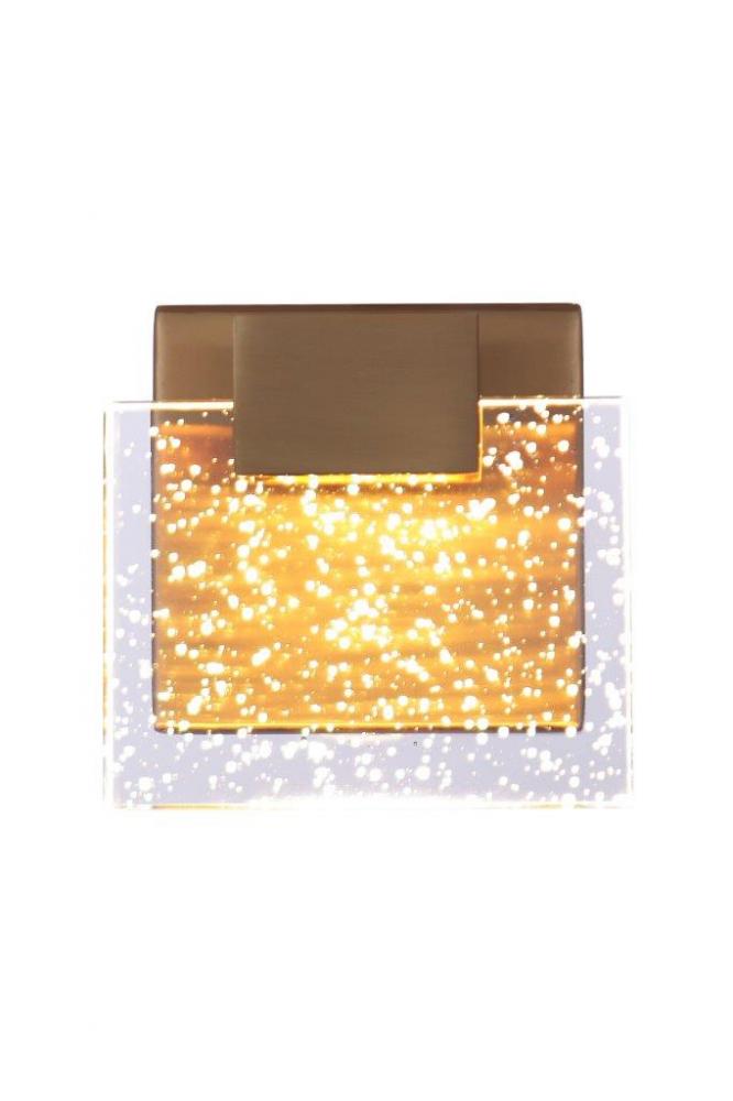 Alamere 1 Light LED Vanity in Satin Brass