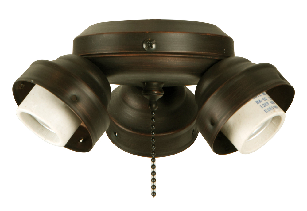 3 Light Fitter w/3x9w LED