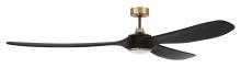Craftmade EVY72FB3 - 72" Envy in Flat Black w/ Flat Black Blades