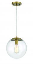 Craftmade 56891-SB - Gaze 1 Light 10" Pendant in Satin Brass